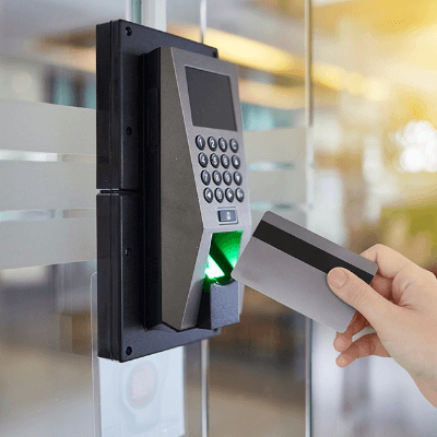 contrôle d'accès biométrique et badget